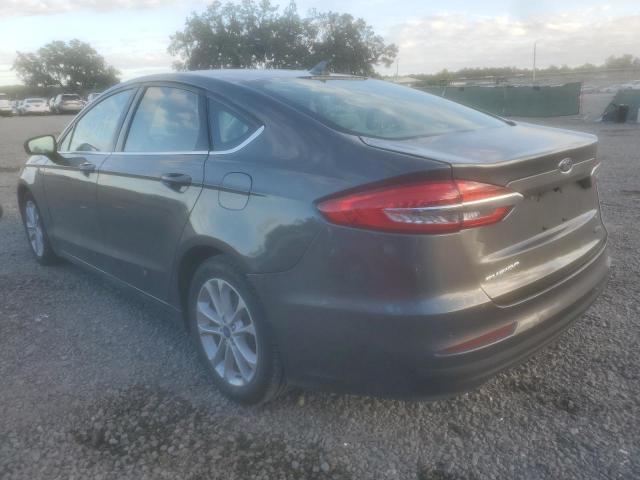 3FA6P0LU3LR104285 - 2020 FORD FUSION SE GRAY photo 2