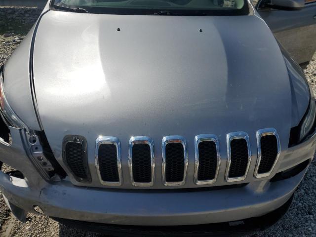 1C4PJMCS4HW513616 - 2017 JEEP CHEROKEE LATITUDE رمادي صورة 12