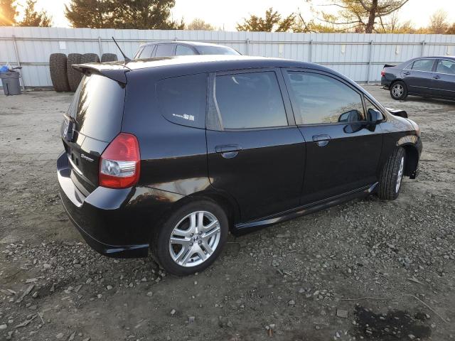 JHMGD38637S041796 - 2007 HONDA FIT S 黑色 照片 3