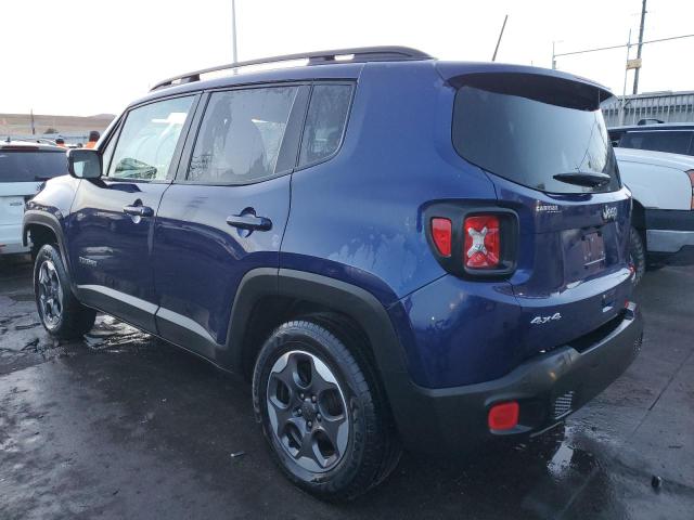 ZACCJBABXJPH67422 - 2018 JEEP RENEGADE SPORT BLUE photo 2