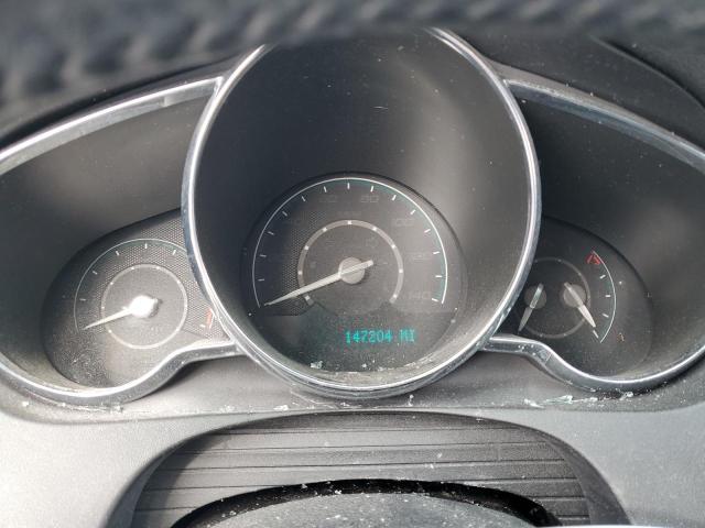 1G1ZE5EB9AF205212 - 2010 CHEVROLET MALIBU LTZ ნაცრისფერი ფოტო 9