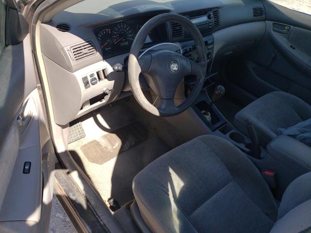 1NXBR32E53Z043587 - 2003 TOYOTA COROLLA CE ნაცრისფერი ფოტო 8