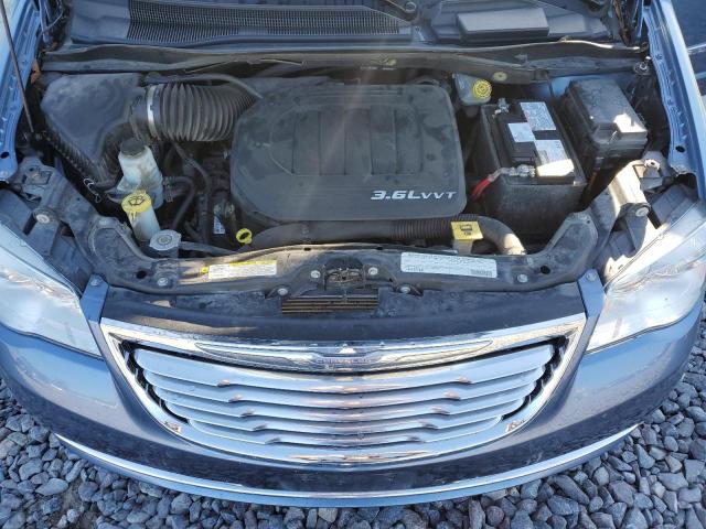 2A4RR8DGXBR747191 - 2011 CHRYSLER TOWN & COU TOURING L BLUE photo 12