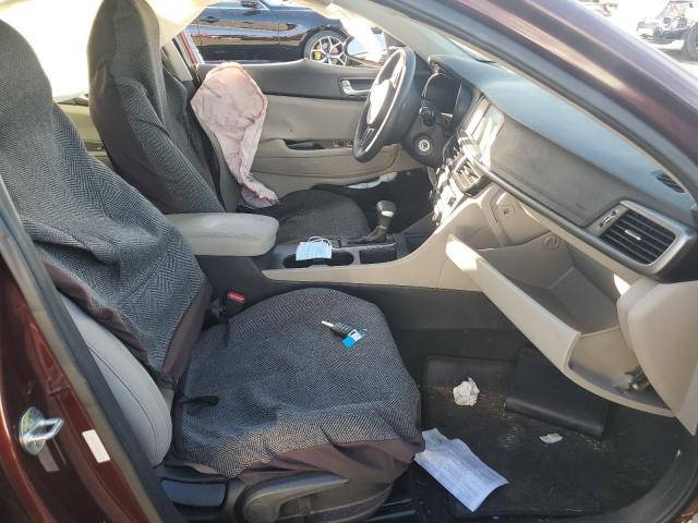 5XXGT4L32JG272391 - 2018 KIA OPTIMA LX BURGUNDY photo 7