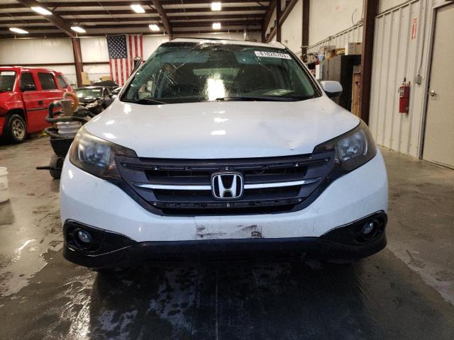 5J6RM3H79EL041757 - 2014 HONDA CR-V EXL WHITE photo 5