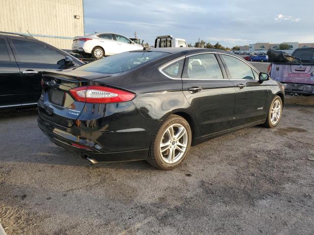 3FA6P0RU4GR374803 - 2016 FORD FUSION TITANIUM HEV BLACK photo 3