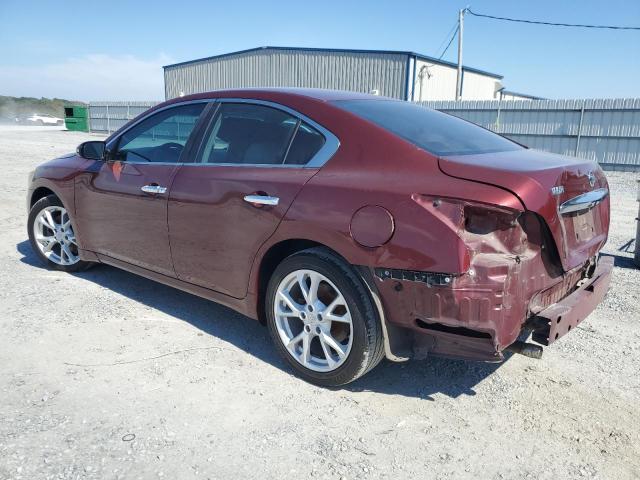 1N4AA5AP4DC804936 - 2013 NISSAN MAXIMA S MAROON photo 2
