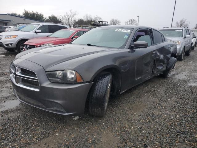 2C3CDXBG6EH240861 - 2014 DODGE CHARGER SE GRAY photo 1