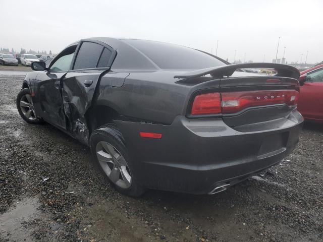 2C3CDXBG6EH240861 - 2014 DODGE CHARGER SE GRAY photo 2