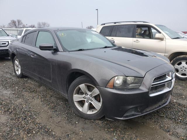 2C3CDXBG6EH240861 - 2014 DODGE CHARGER SE GRAY photo 4