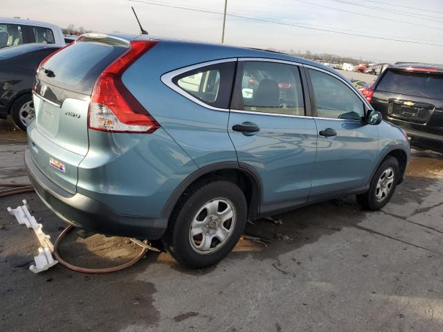 5J6RM4H36DL070098 - 2013 HONDA CR-V LX BLUE photo 3