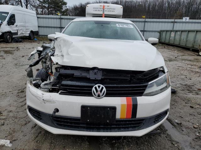 3VWDP7AJXCM461847 - 2012 VOLKSWAGEN JETTA SE WHITE photo 5