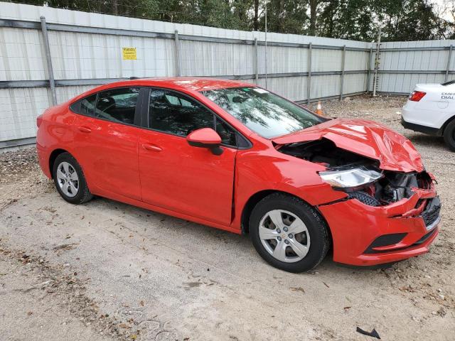 1G1BC5SM6H7210420 - 2017 CHEVROLET CRUZE LS RED photo 4