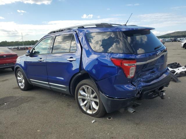 1FM5K7F81EGA97256 - 2014 FORD EXPLORER LIMITED BLUE photo 2