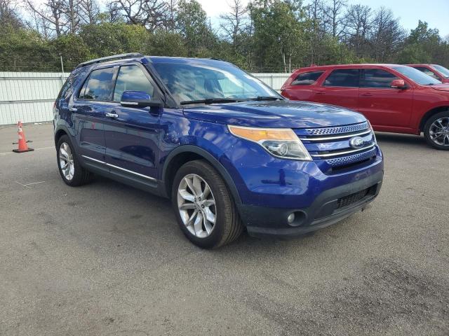 1FM5K7F81EGA97256 - 2014 FORD EXPLORER LIMITED BLUE photo 4