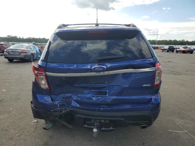 1FM5K7F81EGA97256 - 2014 FORD EXPLORER LIMITED BLUE photo 6