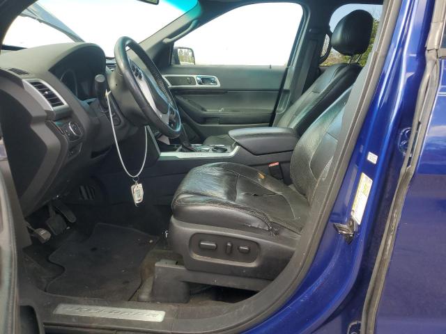 1FM5K7F81EGA97256 - 2014 FORD EXPLORER LIMITED BLUE photo 7