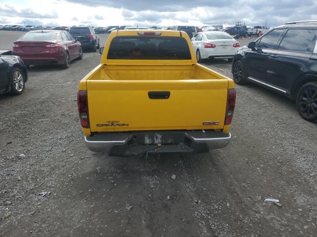 1GTCS136968197404 - 2006 GMC CANYON YELLOW photo 6