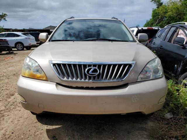 JTJHK31U782049189 - 2008 LEXUS RX 350 BEIGE photo 5