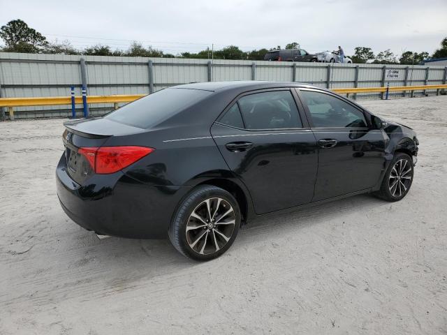 5YFBURHE8KP915608 - 2019 TOYOTA COROLLA L BLACK photo 3