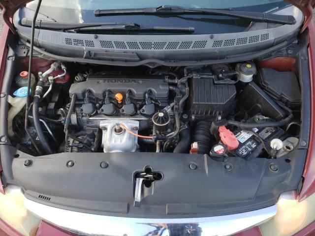 2HGFA1F53AH550937 - 2010 HONDA CIVIC LX BURGUNDY photo 11