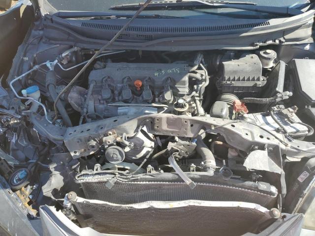 19XFB2F58DE082866 - 2013 HONDA CIVIC LX GRAY photo 11