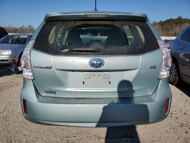 JTDZN3EU1D3259879 - 2013 TOYOTA PRIUS V BLUE photo 6