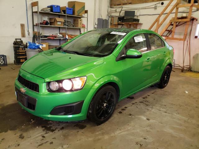 1G1JC5SH1F4166520 - 2015 CHEVROLET SONIC LT GREEN photo 1