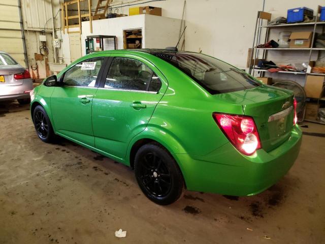 1G1JC5SH1F4166520 - 2015 CHEVROLET SONIC LT GREEN photo 2