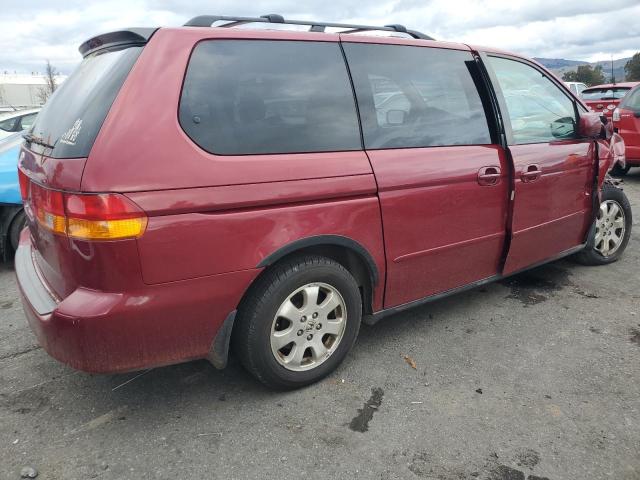 2HKRL18622H544907 - 2002 HONDA ODYSSEY EX RED photo 3