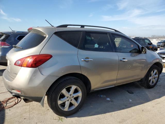 JN8AZ18W49W149258 - 2009 NISSAN MURANO S GOLD photo 3