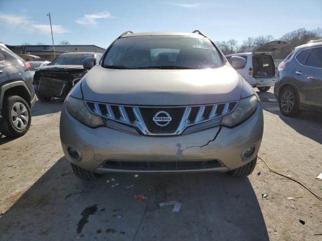 JN8AZ18W49W149258 - 2009 NISSAN MURANO S GOLD photo 5