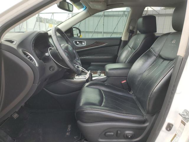 5N1AL0MN8EC549884 - 2014 INFINITI QX60 WHITE photo 7