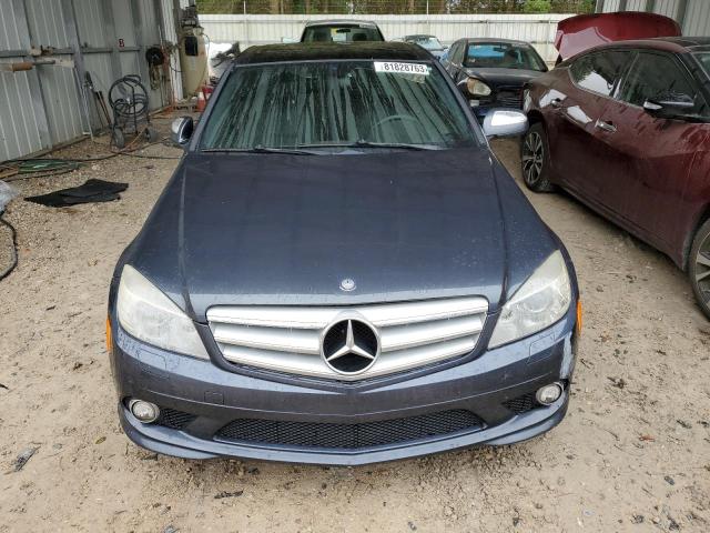 WDDGF56X58F090047 - 2008 MERCEDES-BENZ C 350 BLUE photo 5