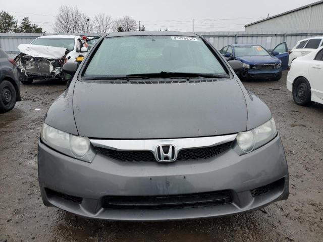 2HGFA1F28AH044543 - 2010 HONDA CIVIC DX GRAY photo 5