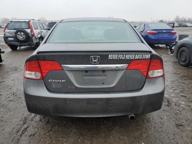 2HGFA1F28AH044543 - 2010 HONDA CIVIC DX GRAY photo 6