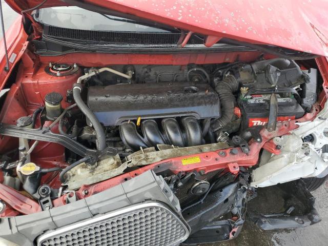 5Y2SL63895Z457364 - 2005 PONTIAC VIBE წითელი ფოტო 12