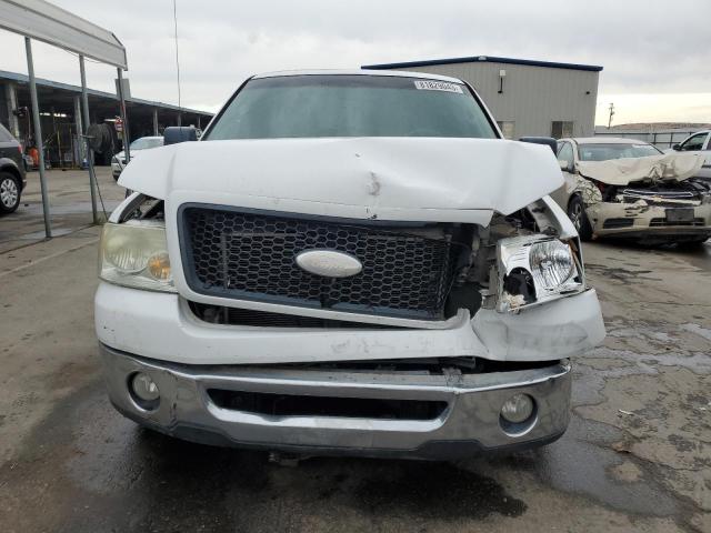 1FTRF12W86NA90684 - 2006 FORD F150 WHITE photo 5