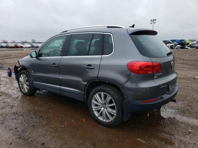 WVGBV3AX0EW608317 - 2014 VOLKSWAGEN TIGUAN S GRAY photo 2