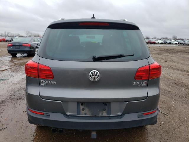 WVGBV3AX0EW608317 - 2014 VOLKSWAGEN TIGUAN S GRAY photo 6