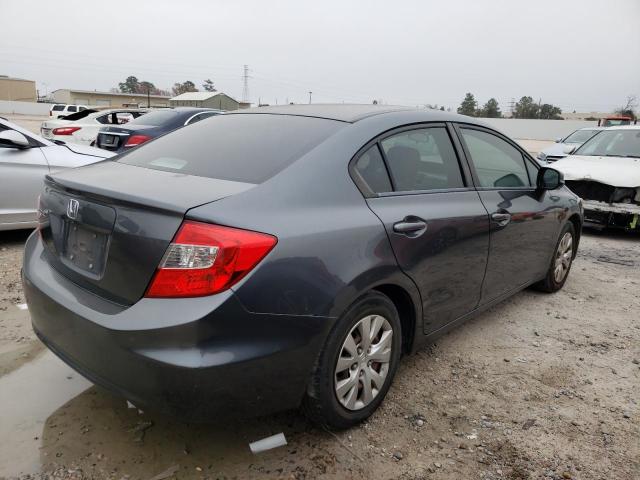 2HGFB2F5XCH332967 - 2012 HONDA CIVIC LX GRAY photo 3