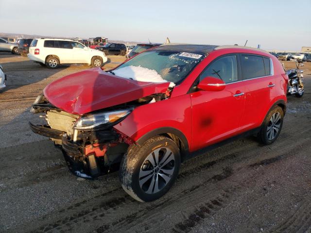 KNDPC3A28C7201633 - 2012 KIA SPORTAGE EX RED photo 1