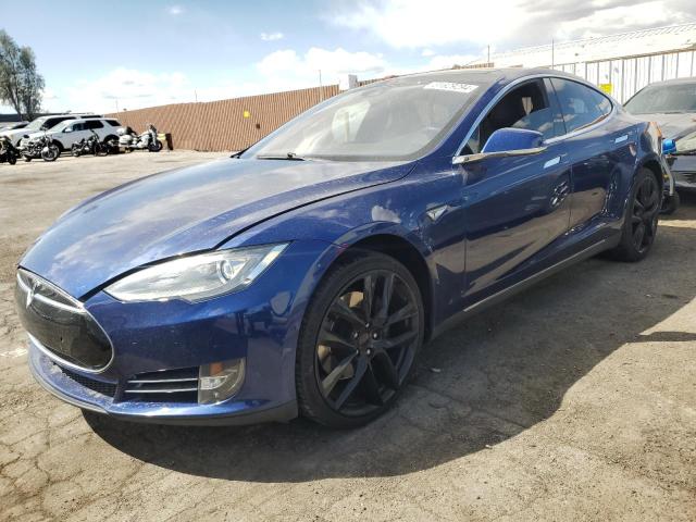 5YJSA1E24FF117080 - 2015 TESLA MODEL S 蓝色 照片 1