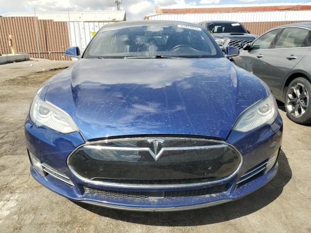 5YJSA1E24FF117080 - 2015 TESLA MODEL S 蓝色 照片 5