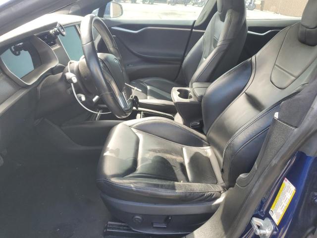 5YJSA1E24FF117080 - 2015 TESLA MODEL S 蓝色 照片 7