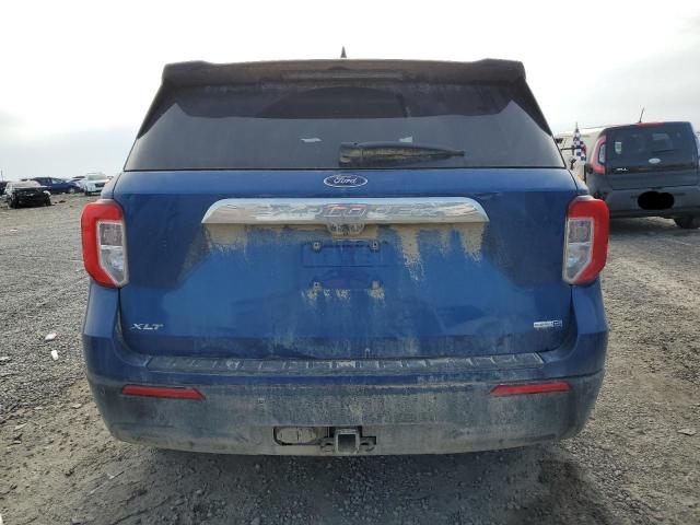 1FMSK8DH5LGA26246 - 2020 FORD EXPLORER XLT BLUE photo 6