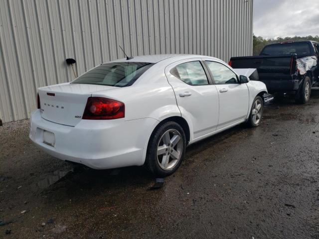 1C3CDZCG6DN508582 - 2013 DODGE AVENGER SXT WHITE photo 3