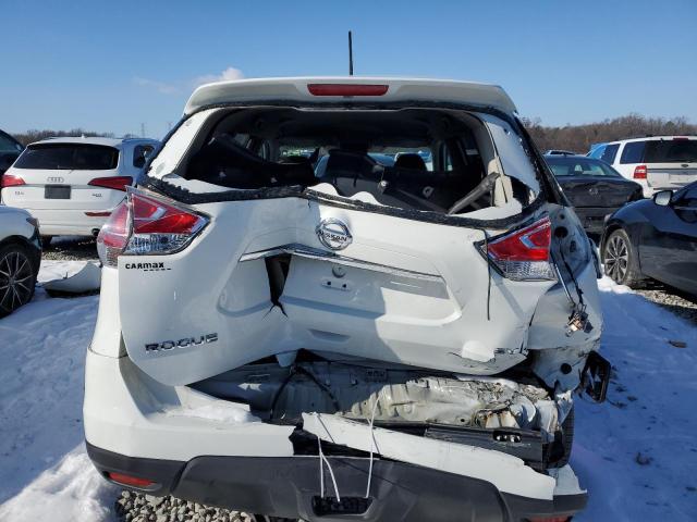 5N1AT2MT8FC874109 - 2015 NISSAN ROGUE S WHITE photo 6