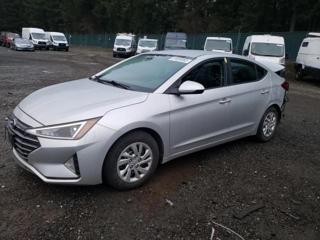 5NPD74LF2KH419168 - 2019 HYUNDAI ELANTRA SE SILVER photo 1