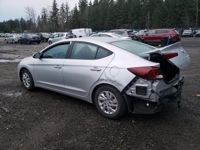 5NPD74LF2KH419168 - 2019 HYUNDAI ELANTRA SE SILVER photo 2